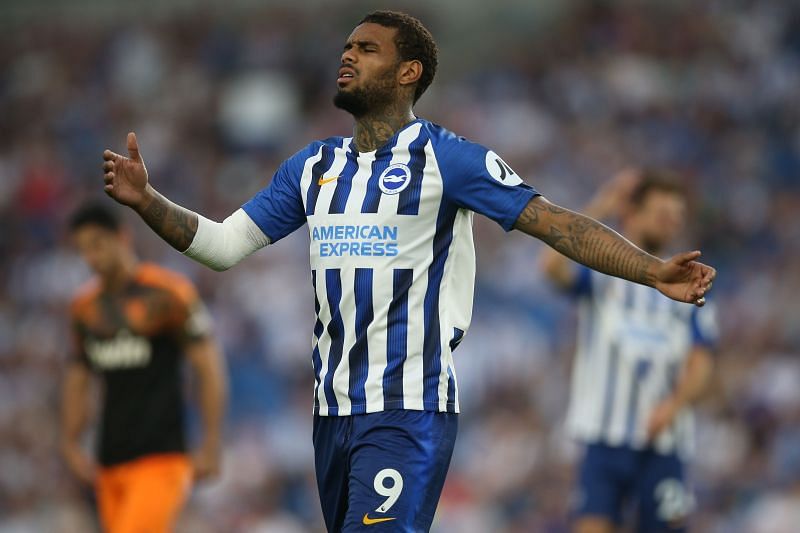 Jurgen Locadia in action for Brighton & Hove Albion